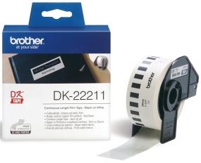 767481  DK22211 Etikett BROTHER DK22211 pla 29mmx15,24m 